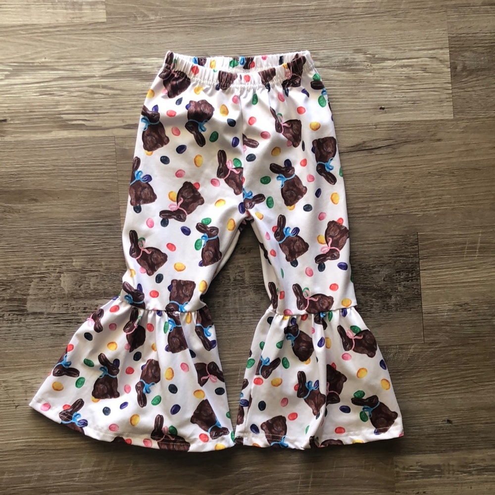 Chocolate bunny bell bottoms